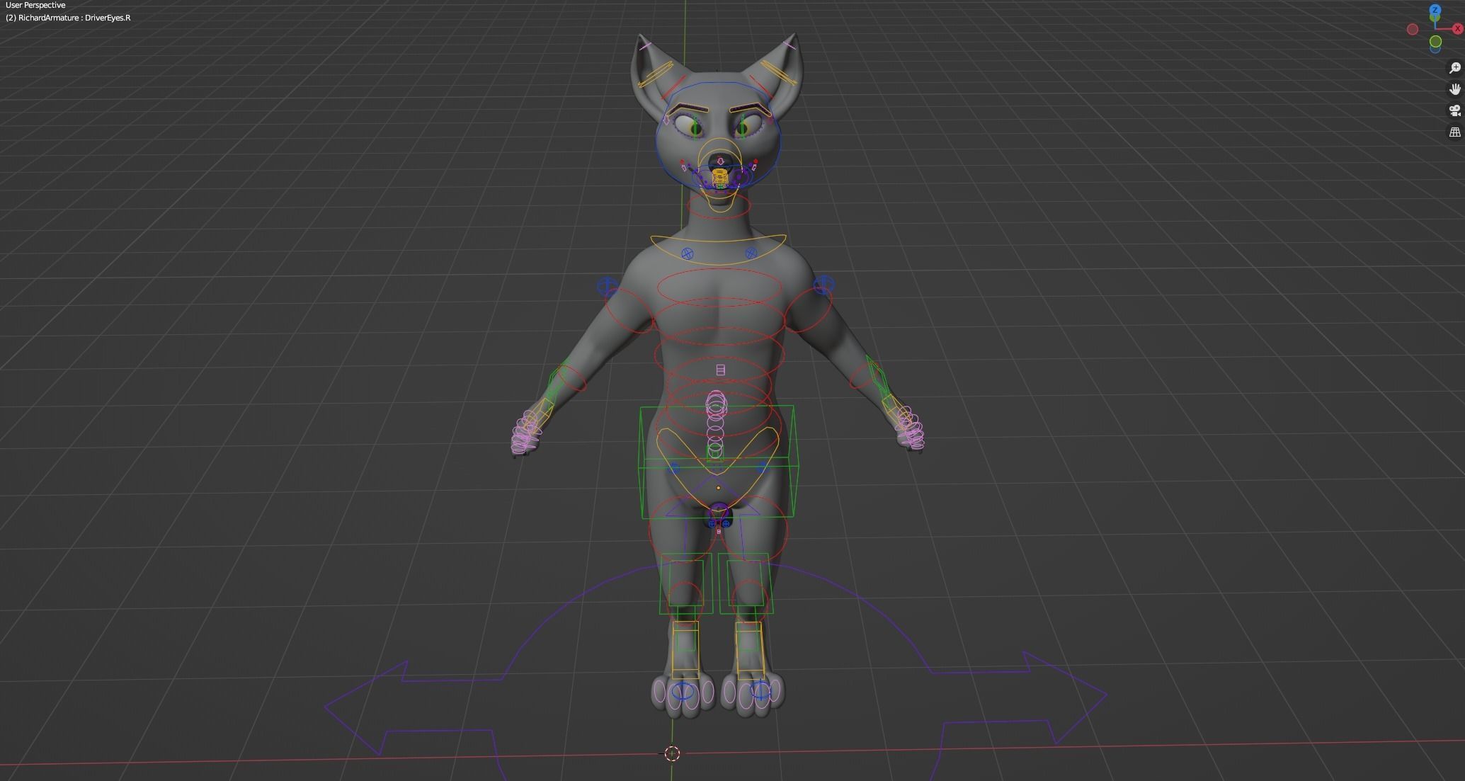 Richard Anthro Wolf 3D model_35
