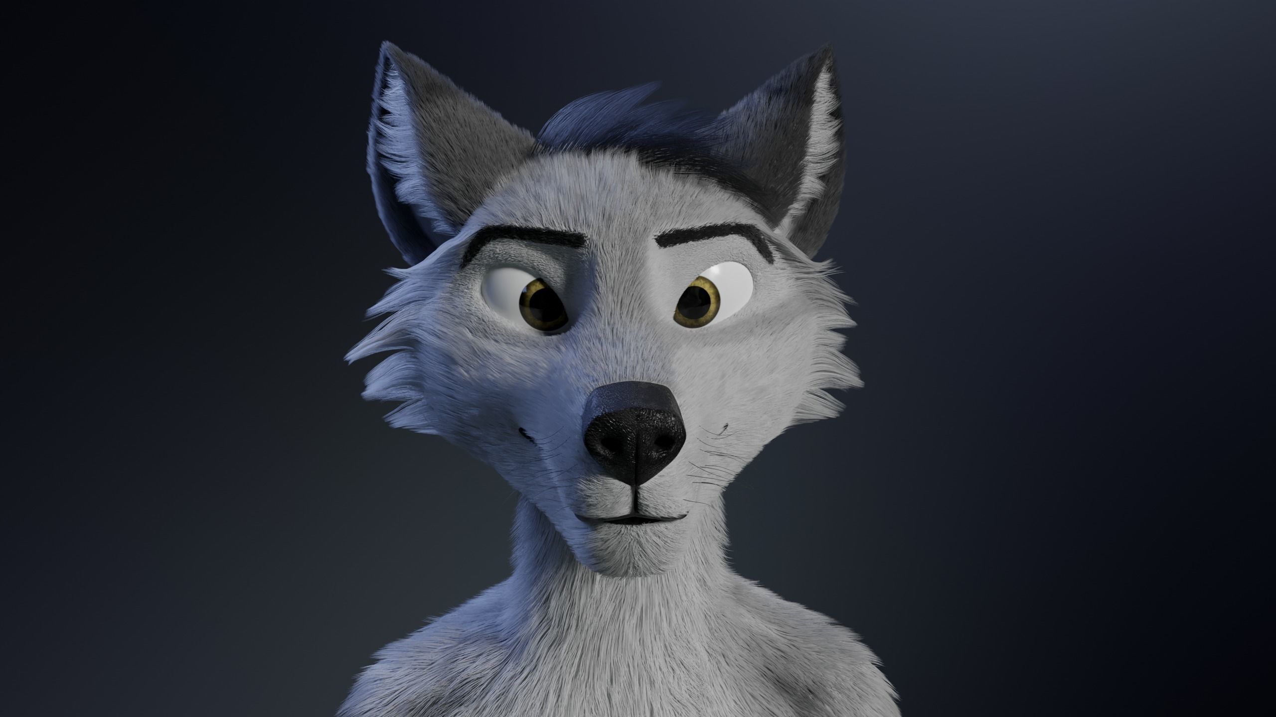 Richard Anthro Wolf 3D model_3