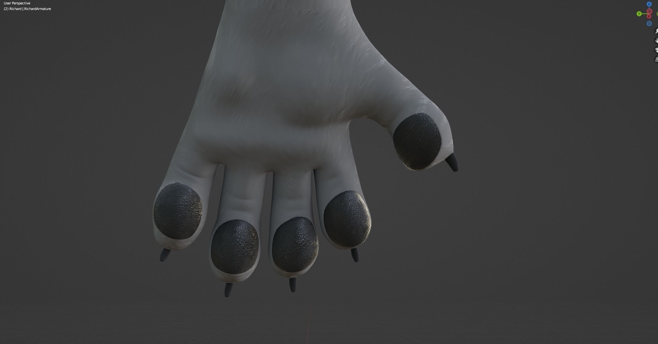 Richard Anthro Wolf 3D model_48