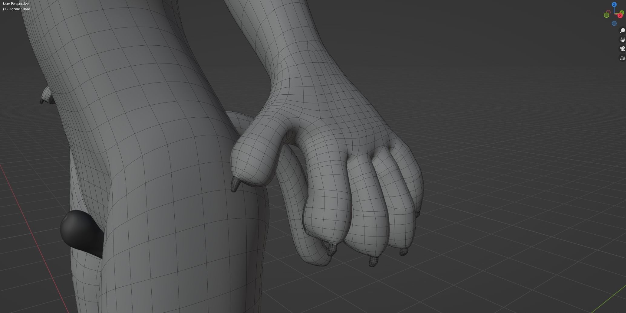 Richard Anthro Wolf 3D model_58