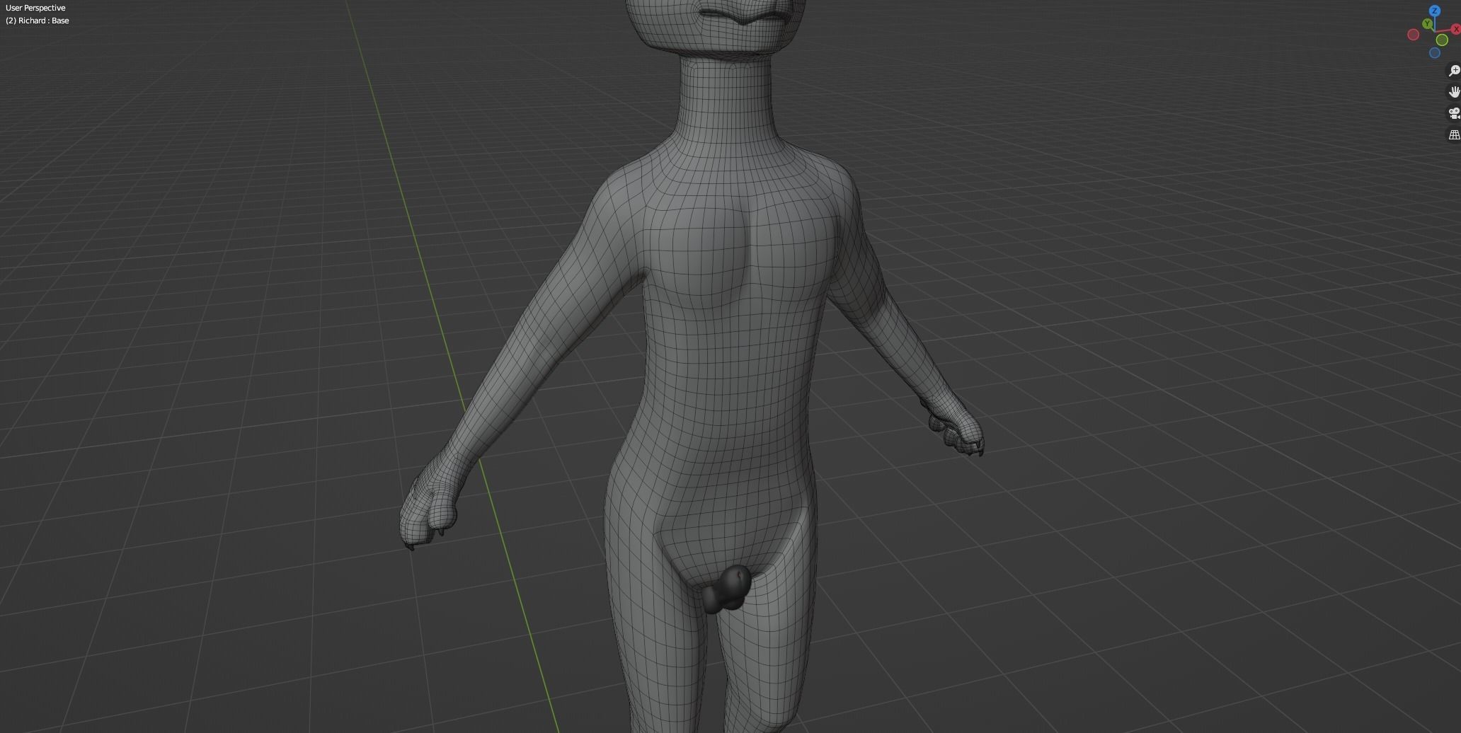 Richard Anthro Wolf 3D model_56