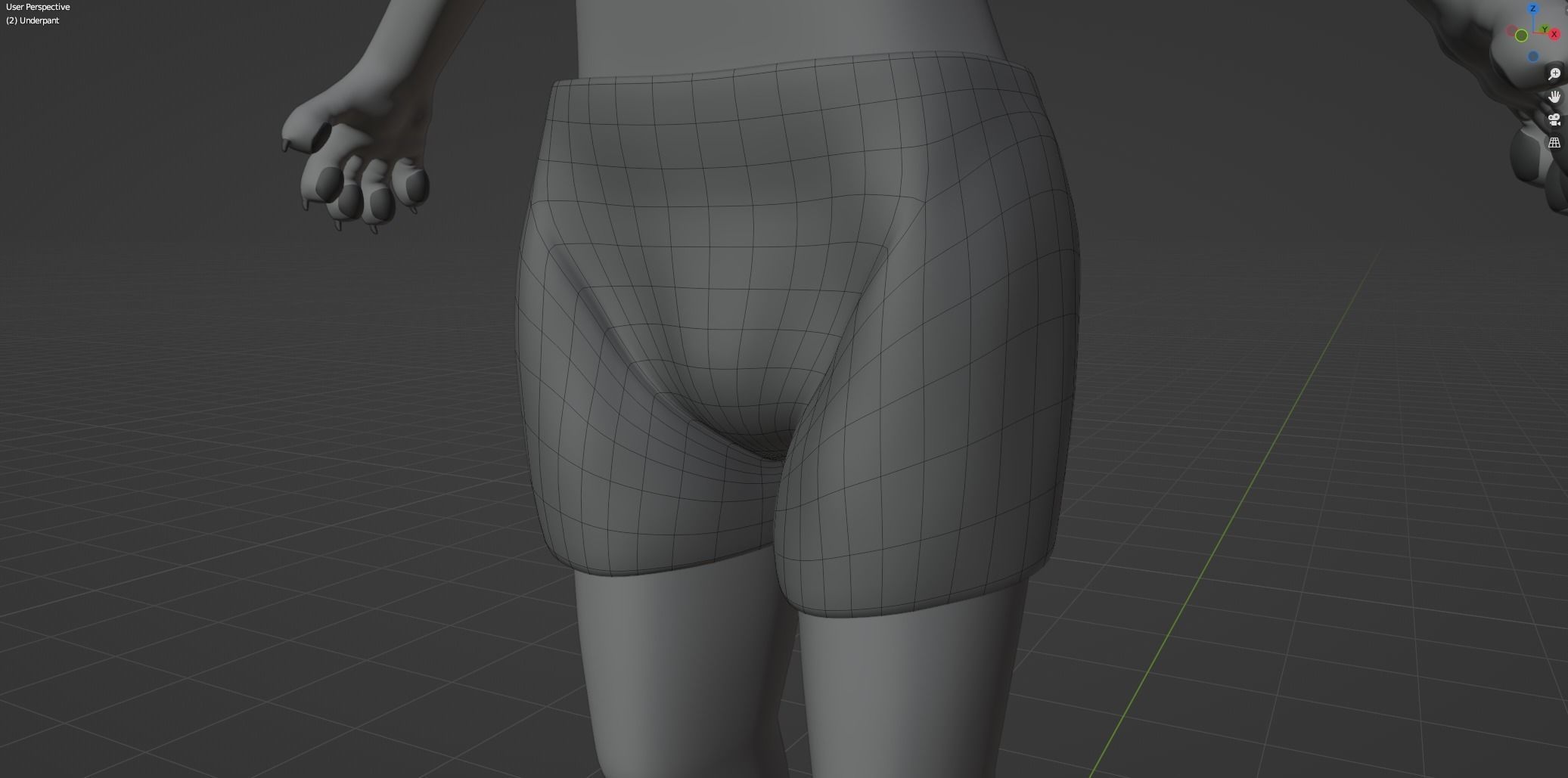 Richard Anthro Wolf 3D model_65