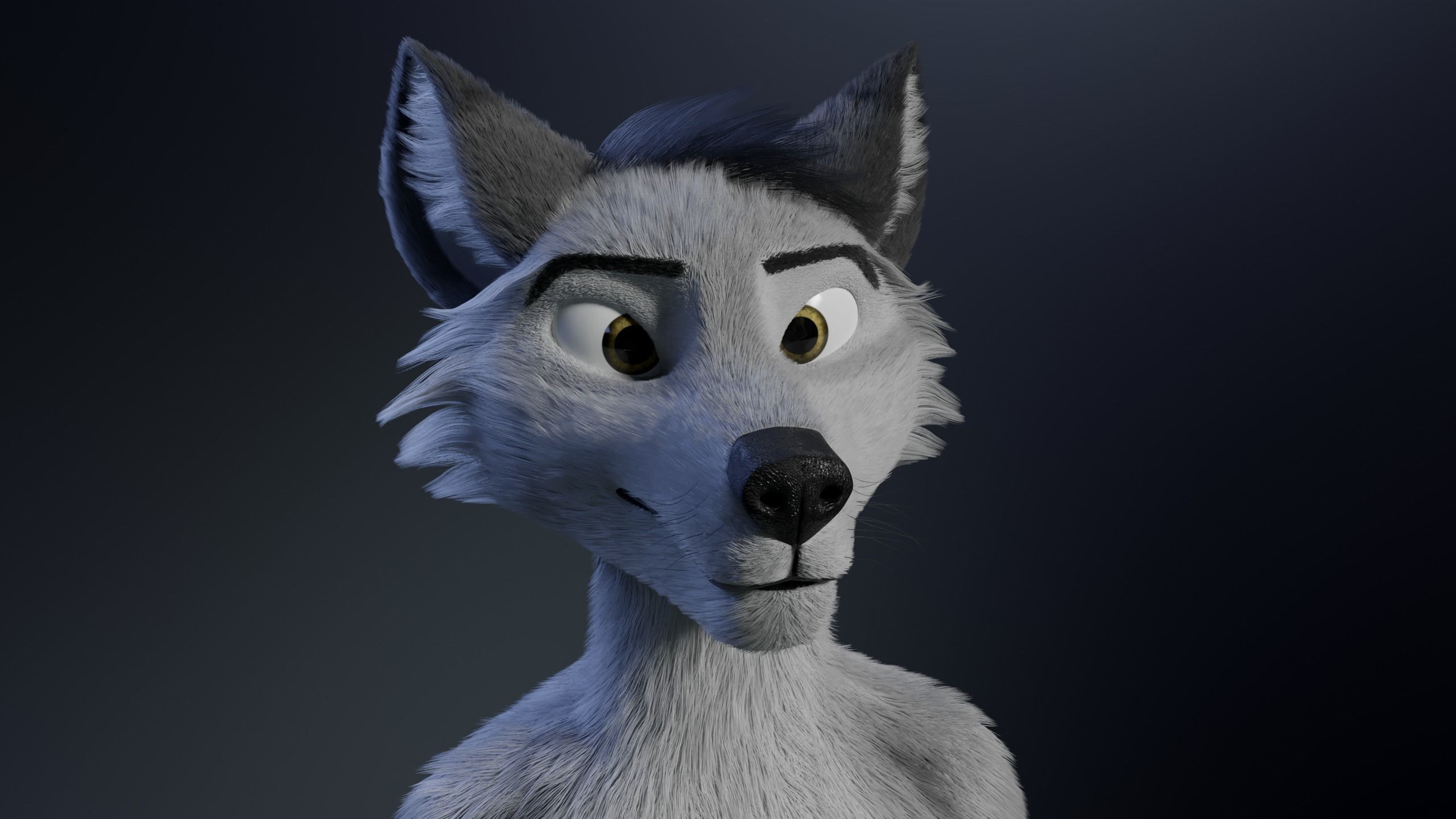 Richard Anthro Wolf 3D model_2