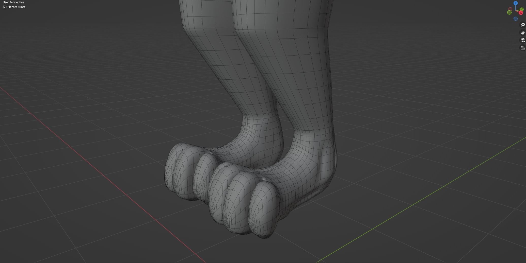 Richard Anthro Wolf 3D model_61