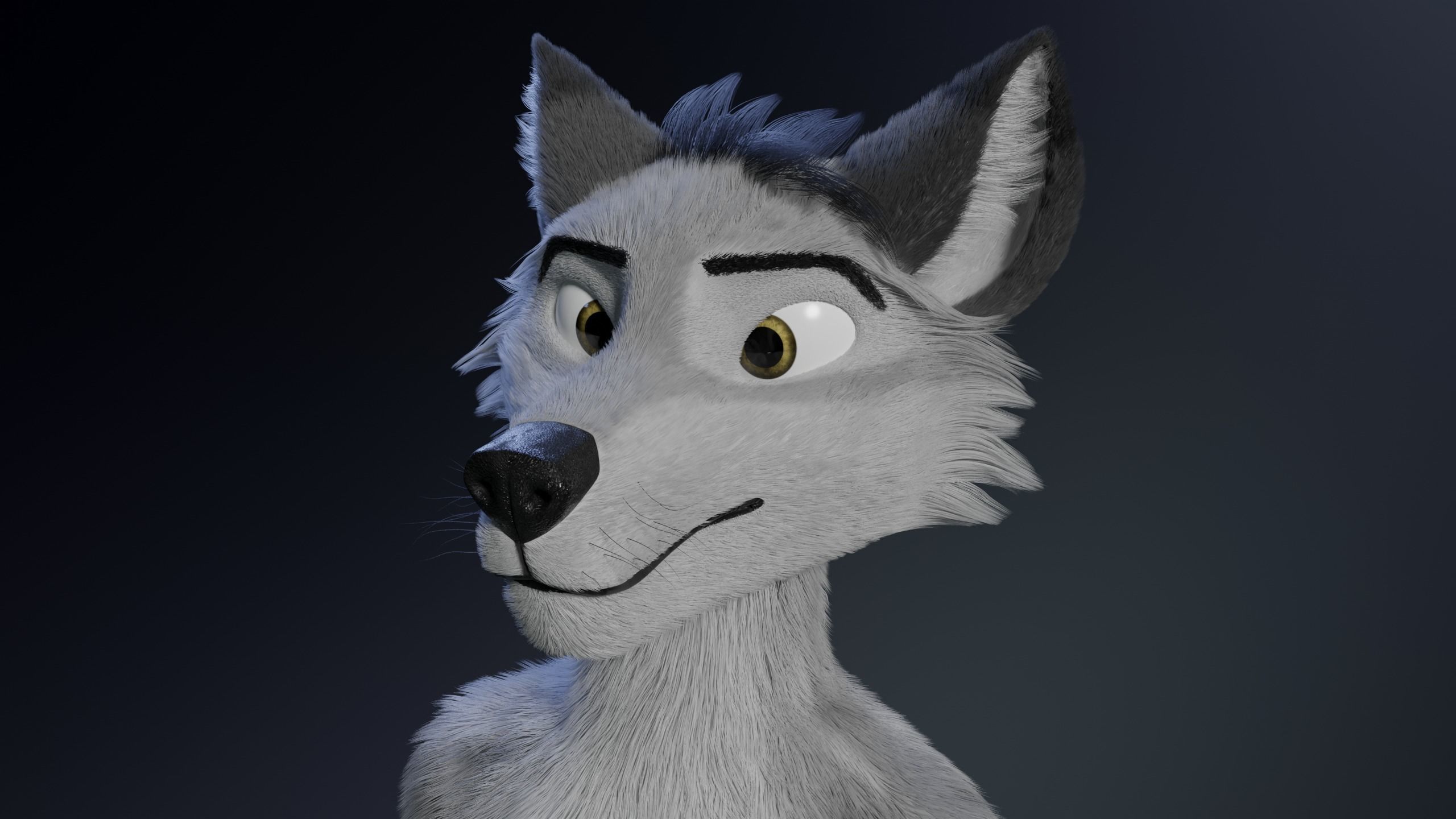 Richard Anthro Wolf 3D model_4