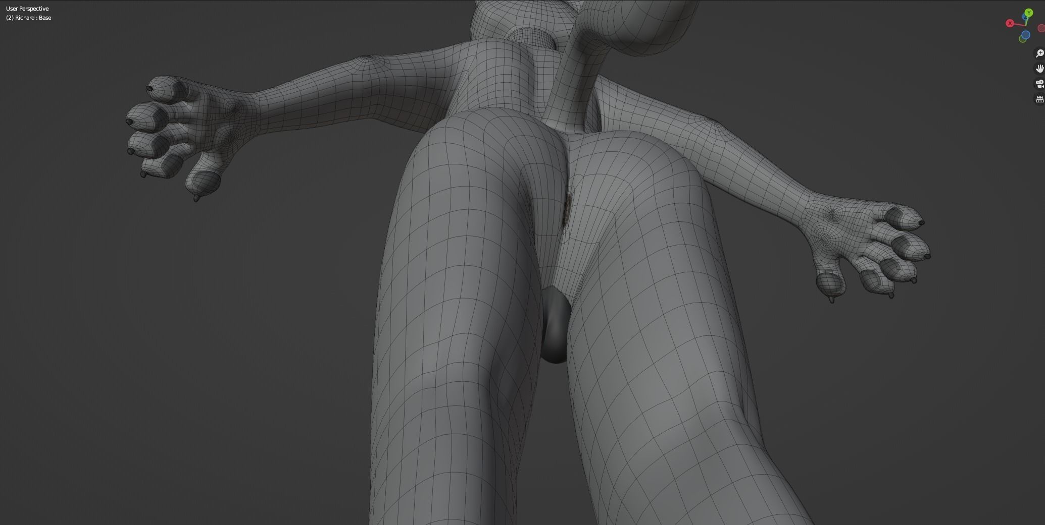 Richard Anthro Wolf 3D model_60