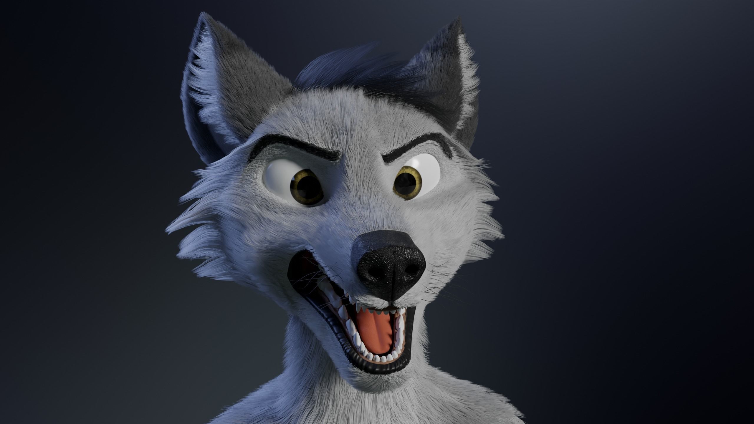 Richard Anthro Wolf 3D model_33