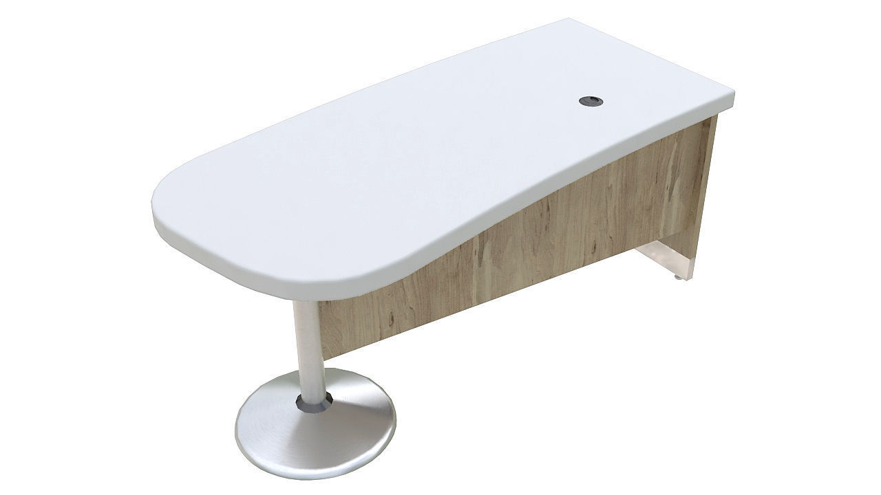 Curved reception desk 3D model_3