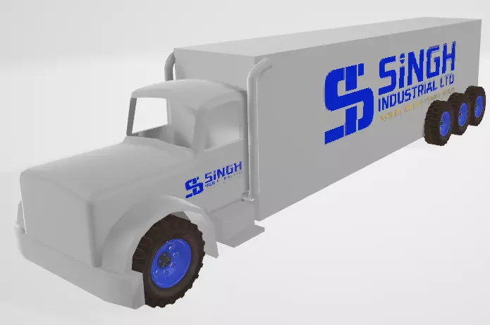 Semi Truck 3D model
