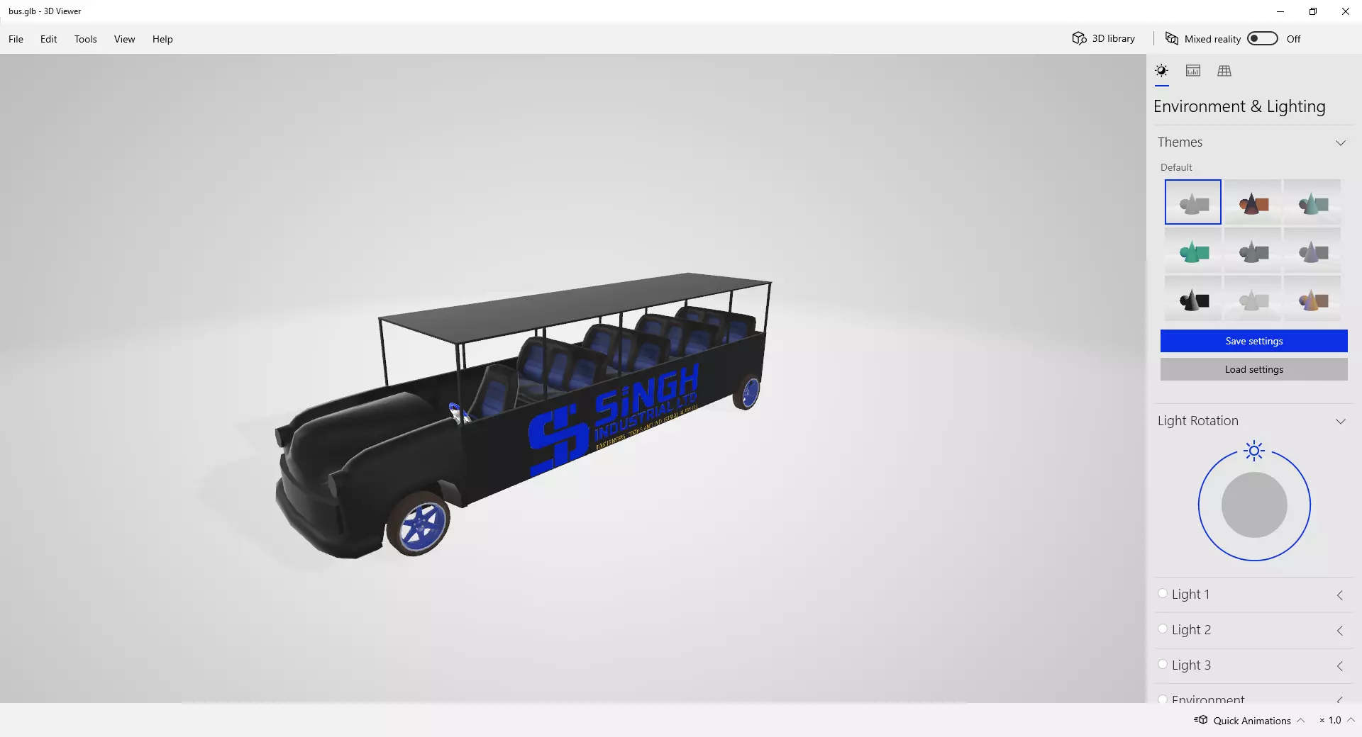 Safari Bus v2 3D model_0