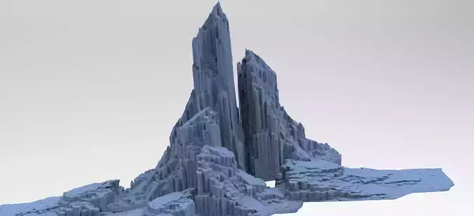 Halo Forerunner Inspired Mountain Rocks 2