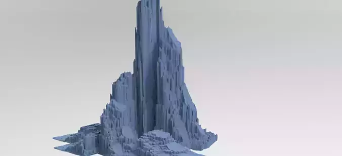 Halo Forerunner Inspired Mountain Rocks 4 