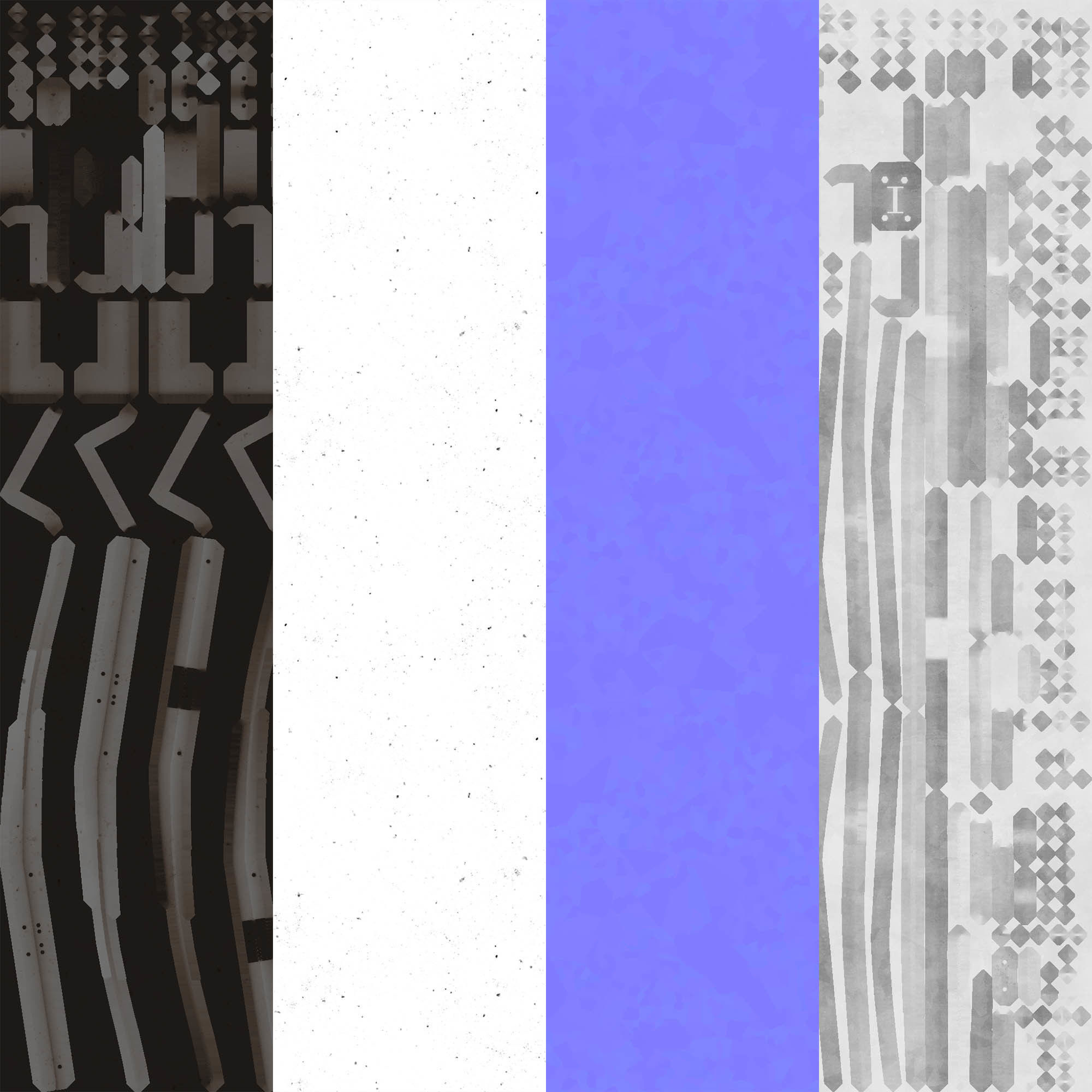 Guard Rail Low-poly 3D model_19