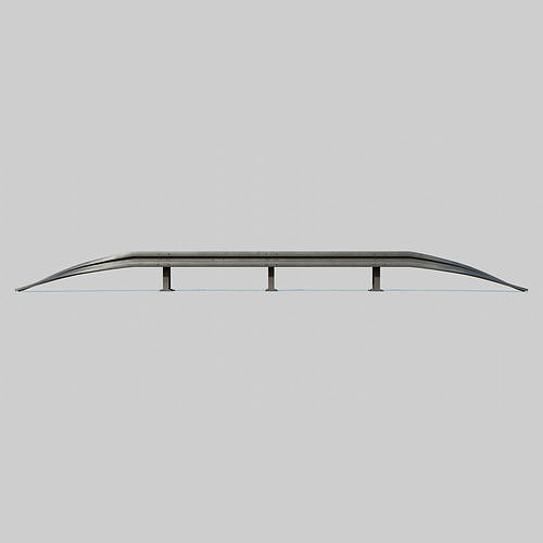 Guard Rail Low-poly 3D model