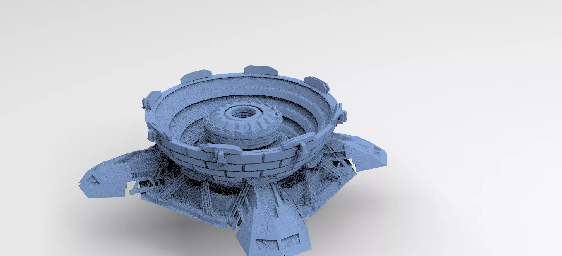 Halo Forerunner Inspired Energy Pilon 3D model_0