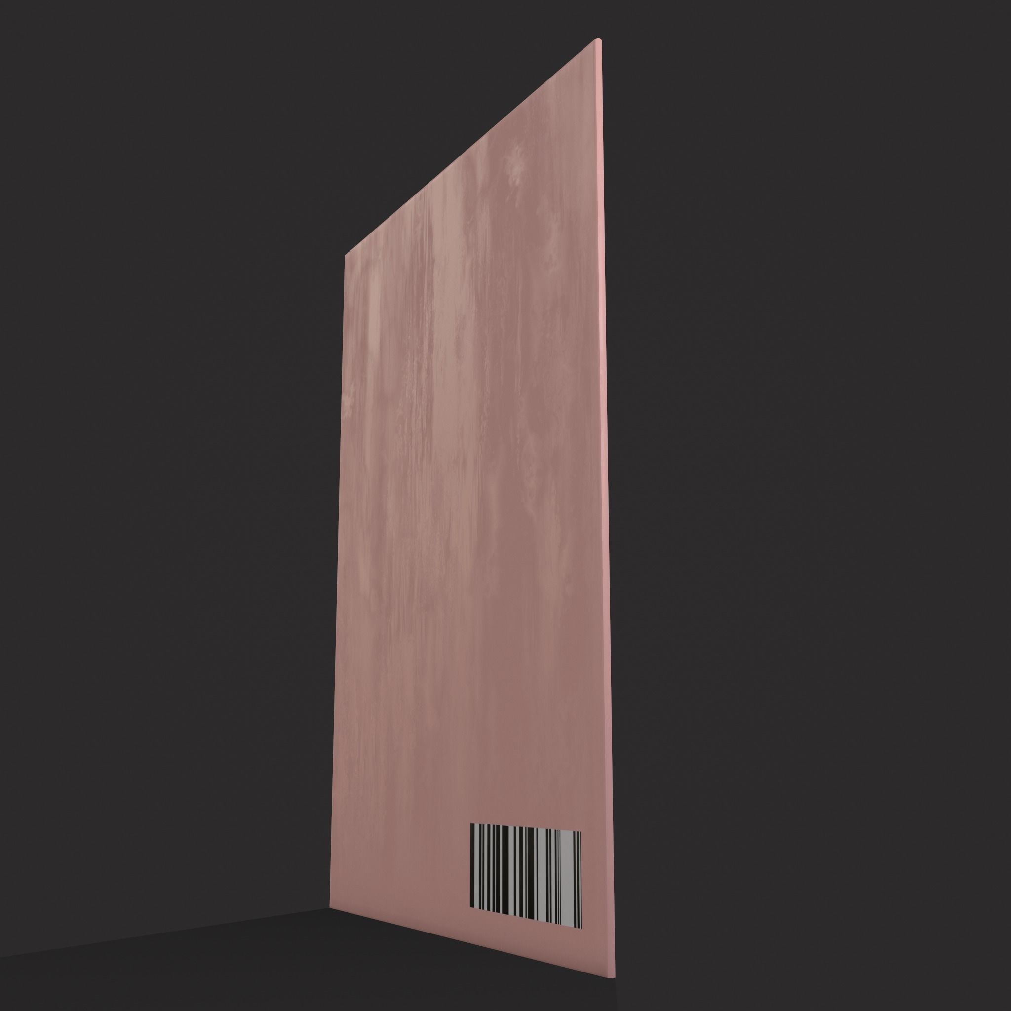 Valentines Heart Tree Card Low-poly 3D model_13