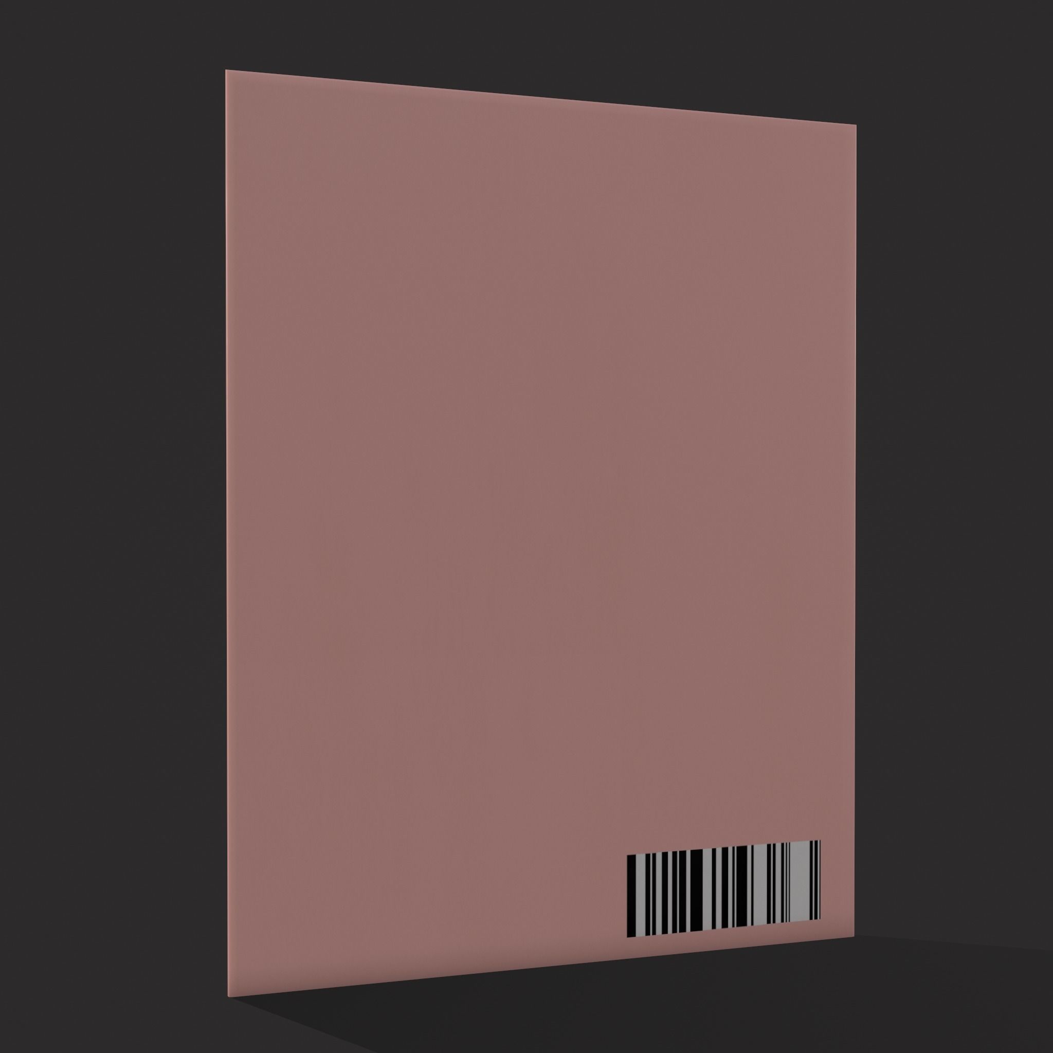 Valentines Heart Tree Card Low-poly 3D model_3