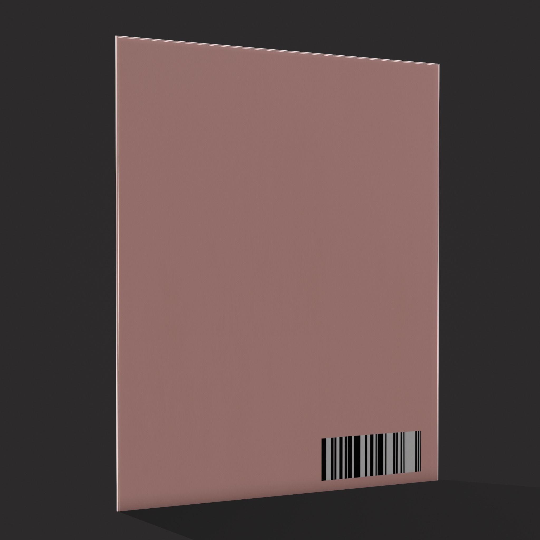 Valentines Heart Tree Card Low-poly 3D model_4