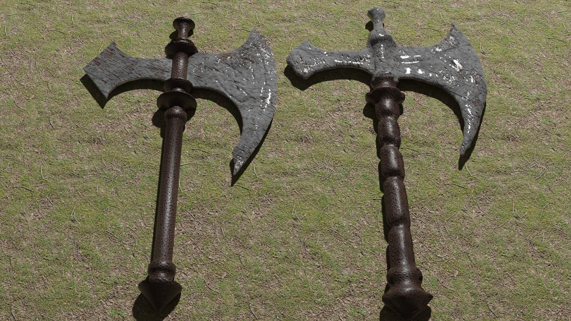 Medieval LowPoly pack with many items more then in the photos Free low-poly 3D model_11