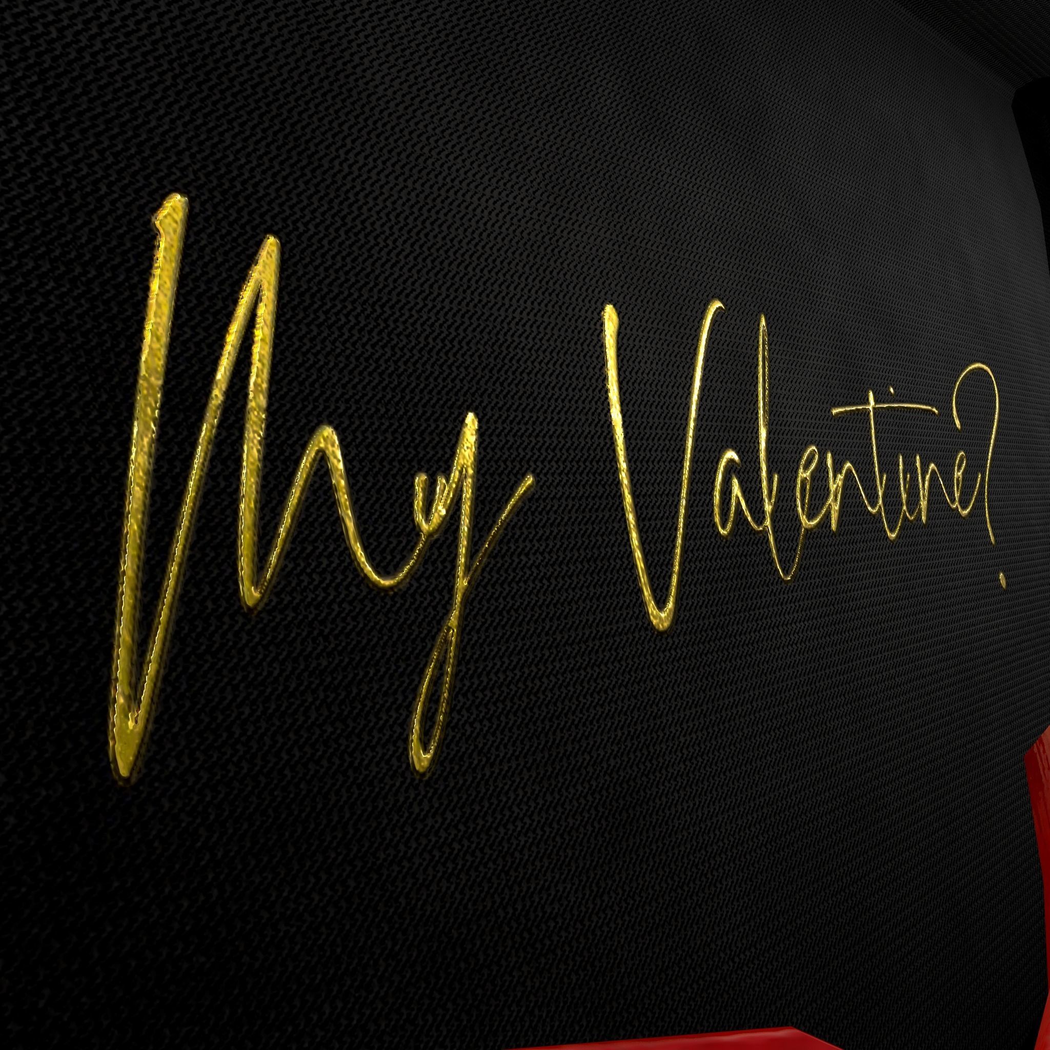 Box of Roses Low-poly 3D model_9