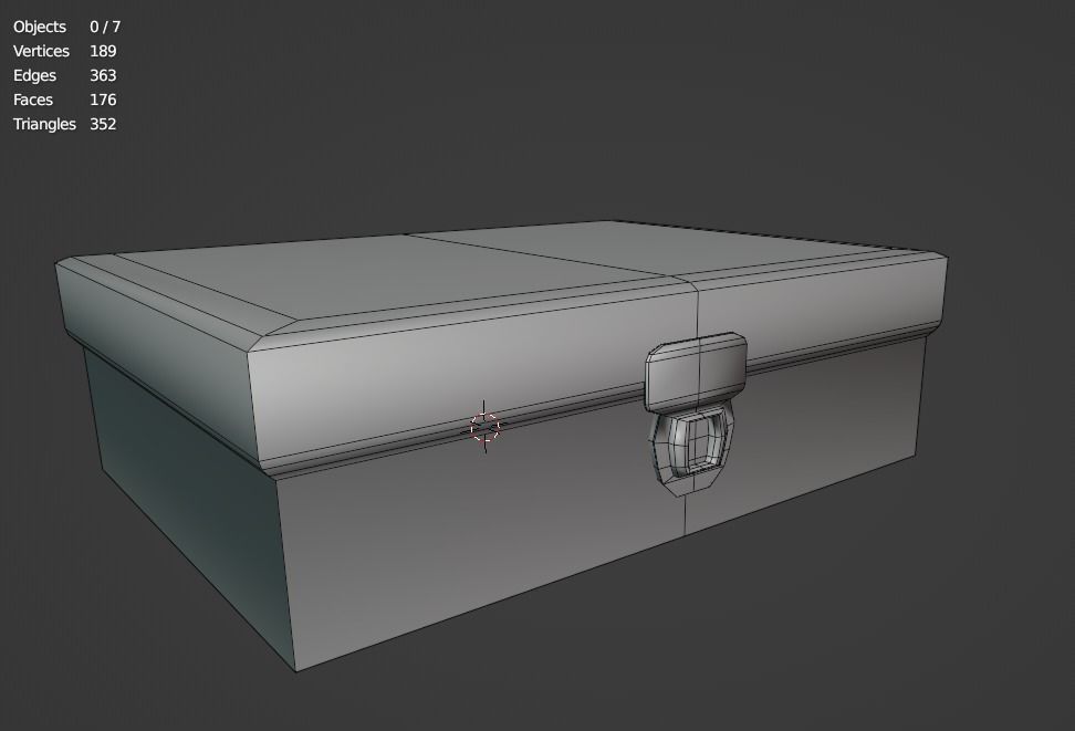 First aid kit Wall-mounted first aid kit Medical items 2 models Free low-poly 3D model_8