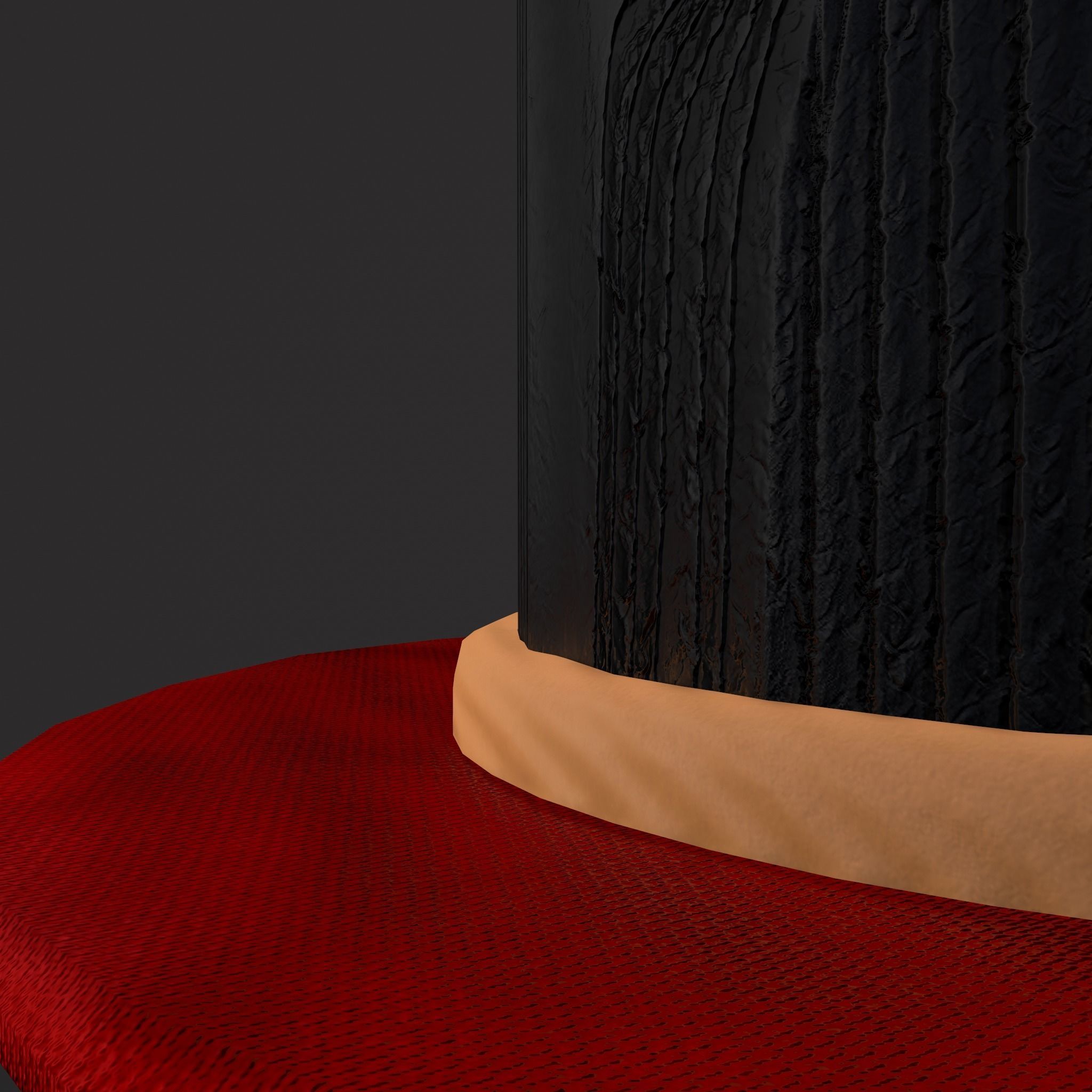 Valentines Love Bear Cake Low-poly 3D model_17