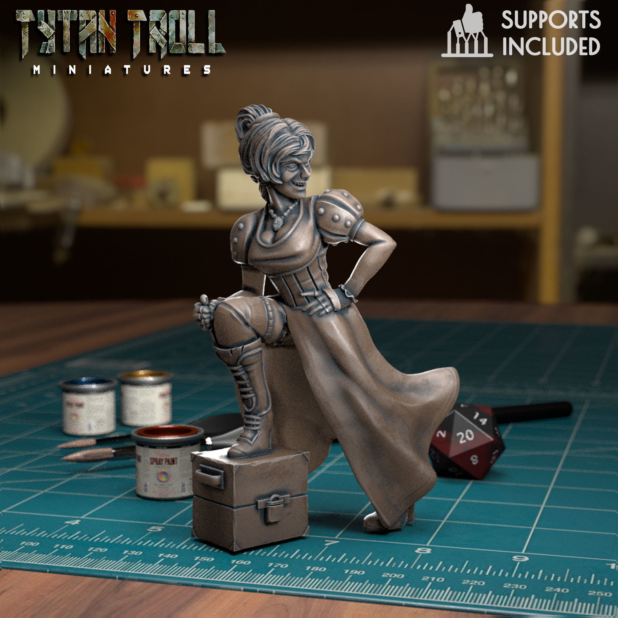 Bandit Distraction - Pre-Supported 3D print model_4