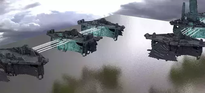 Halo Forerunner Inspired  Hologram Bridges