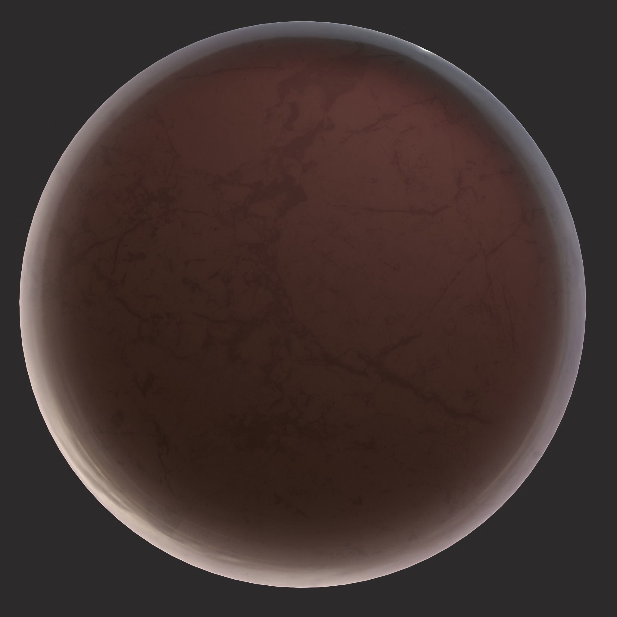 Cinnamon Hearts Dish Low-poly 3D model_5