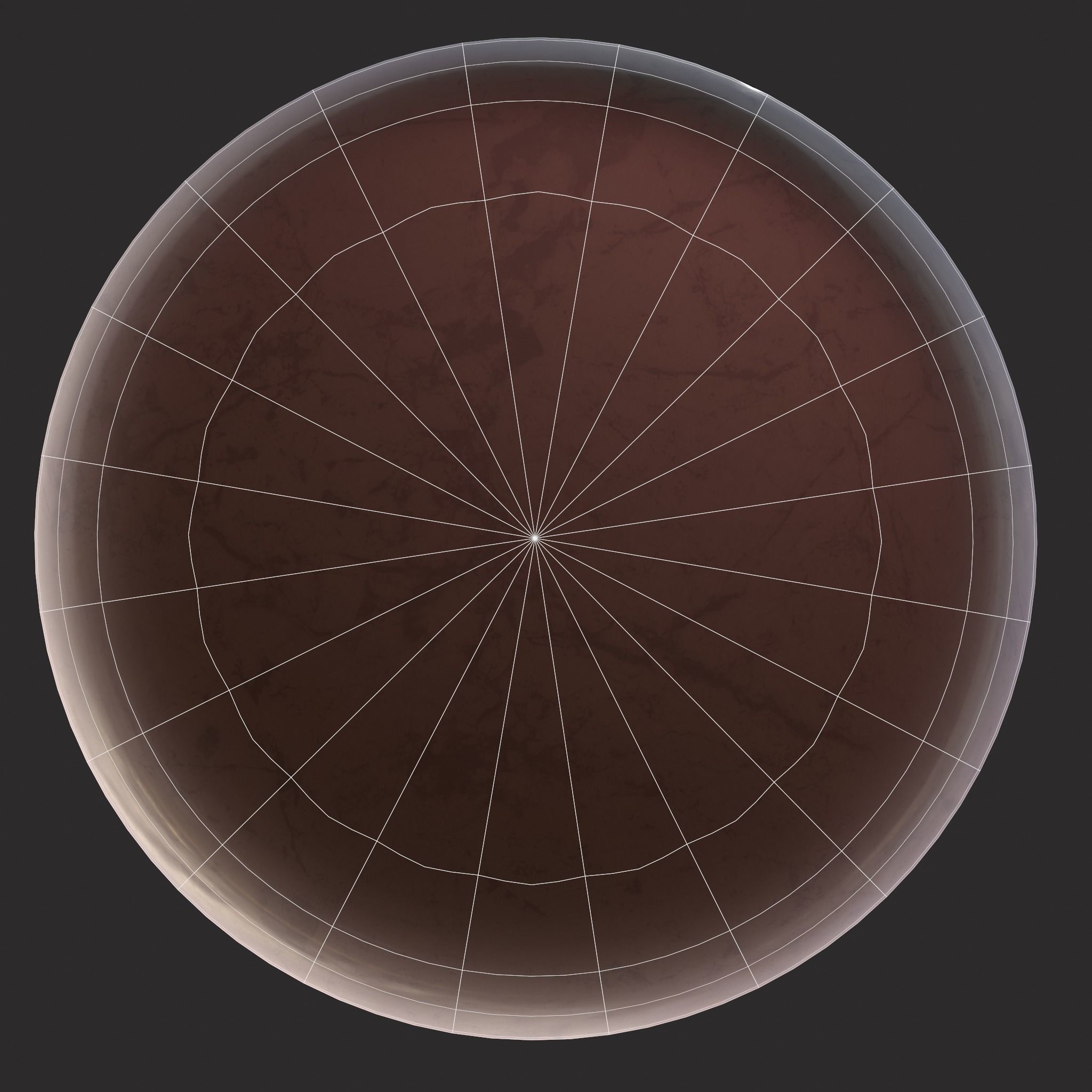 Cinnamon Hearts Dish Low-poly 3D model_6