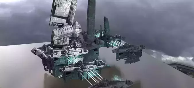 Halo Forerunner Inspired Hologram Bridges Extended