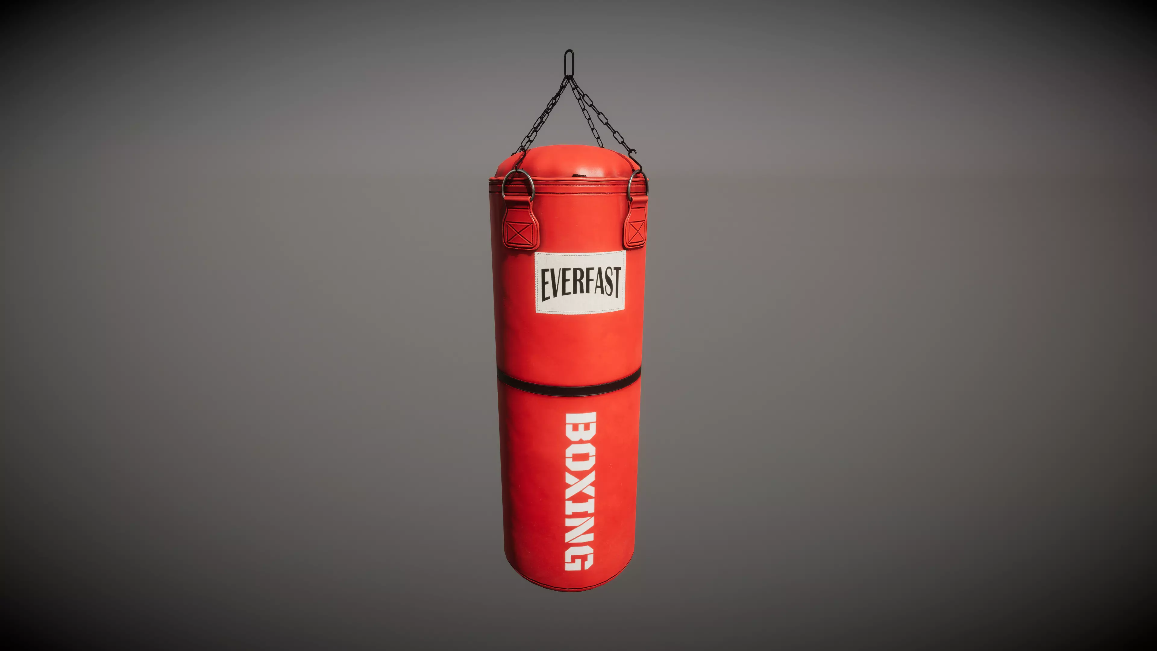 Punching Bag Low-poly 3D model_0