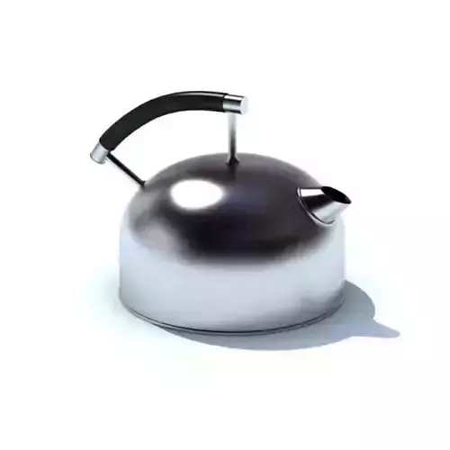 Modern Minimalistic Silver Teapot