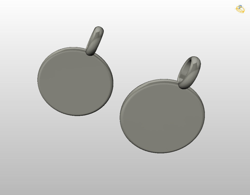 Mother and child pendant 3D print model_27