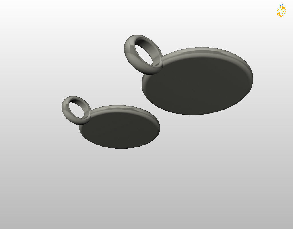 Mother and child pendant 3D print model_26