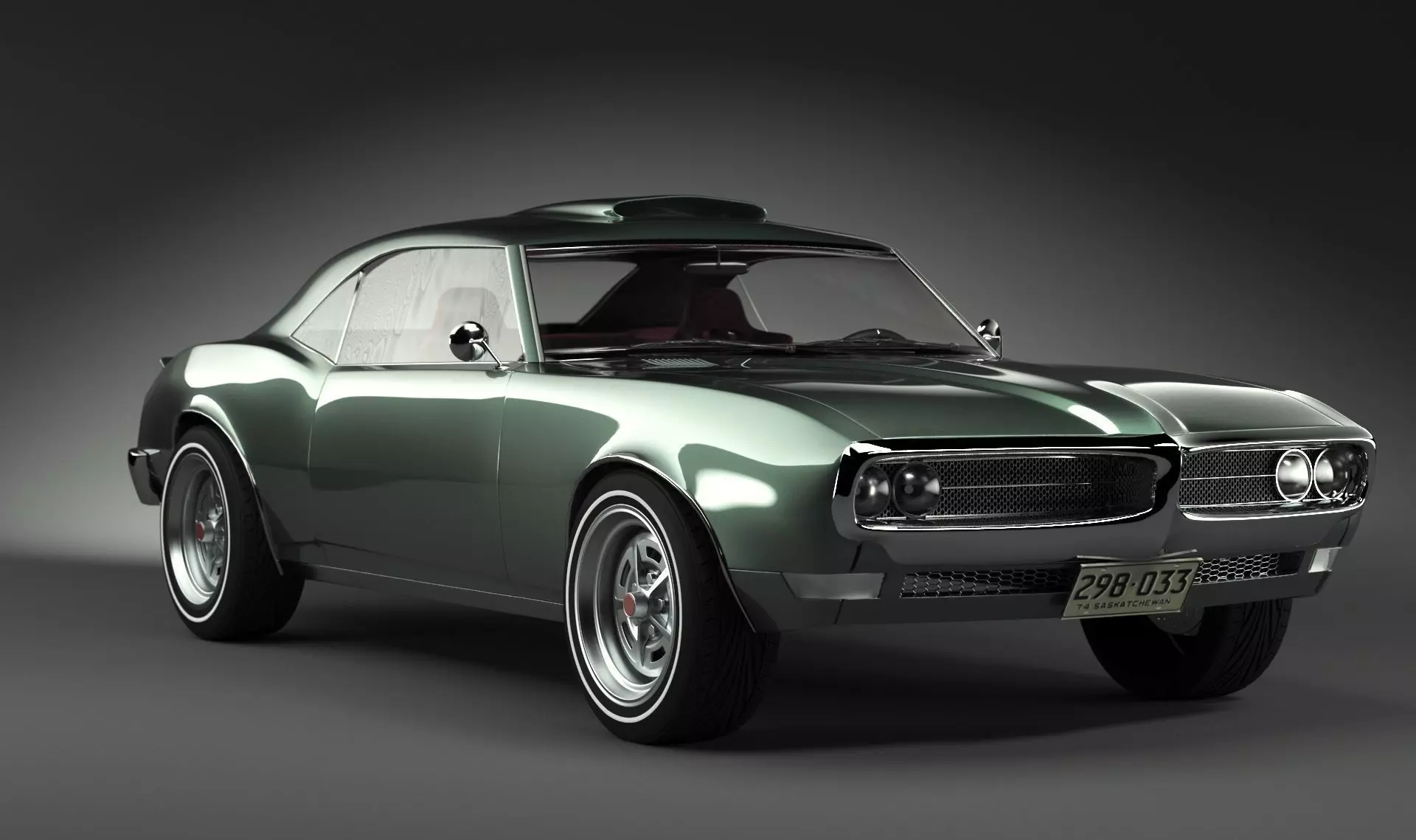 Pontiac Firebird 1967 3D model_0