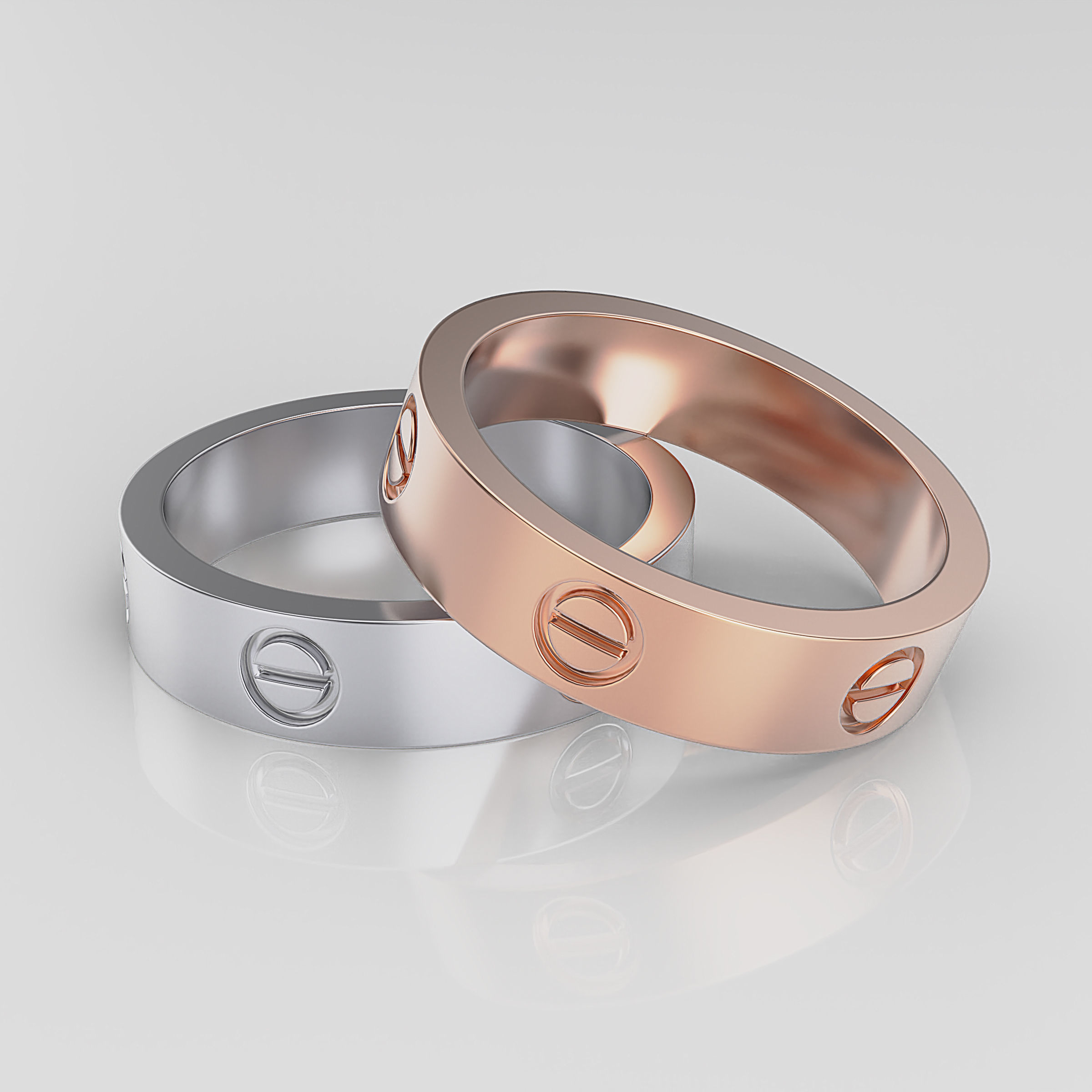 Wedding Band Men 3D print model_13