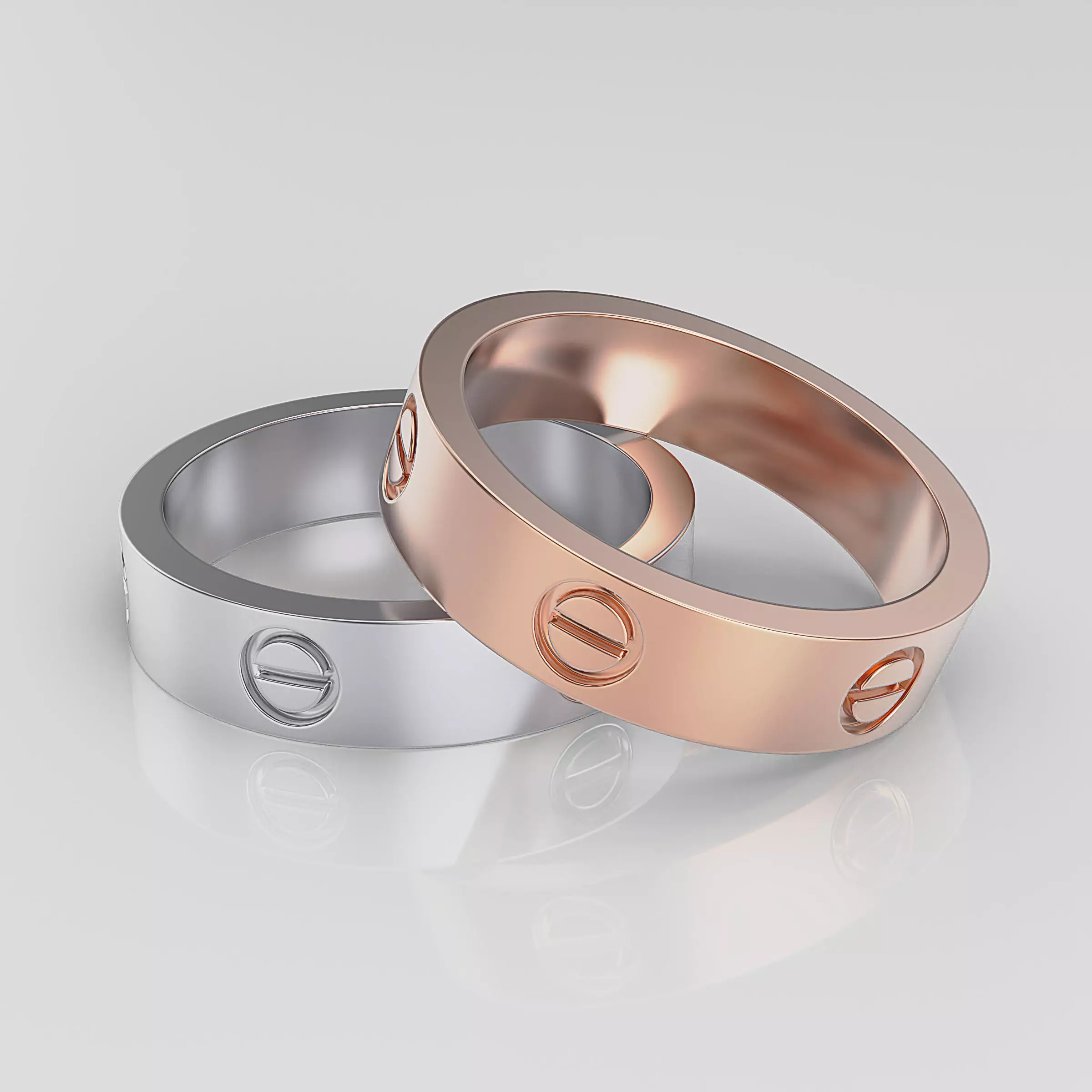 Wedding Band Men 3D print model_0
