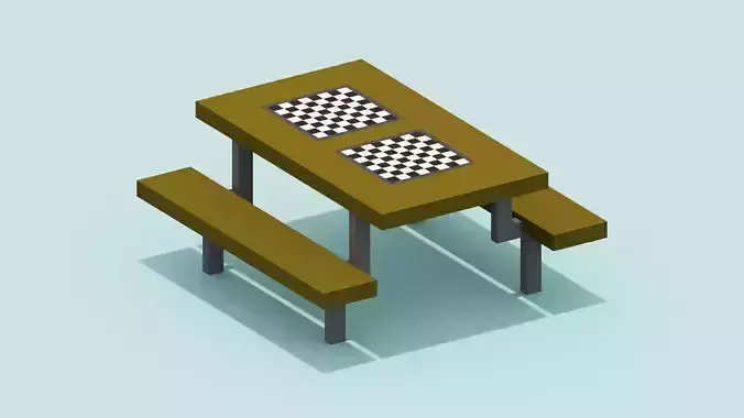 Outdoor Chess Table 