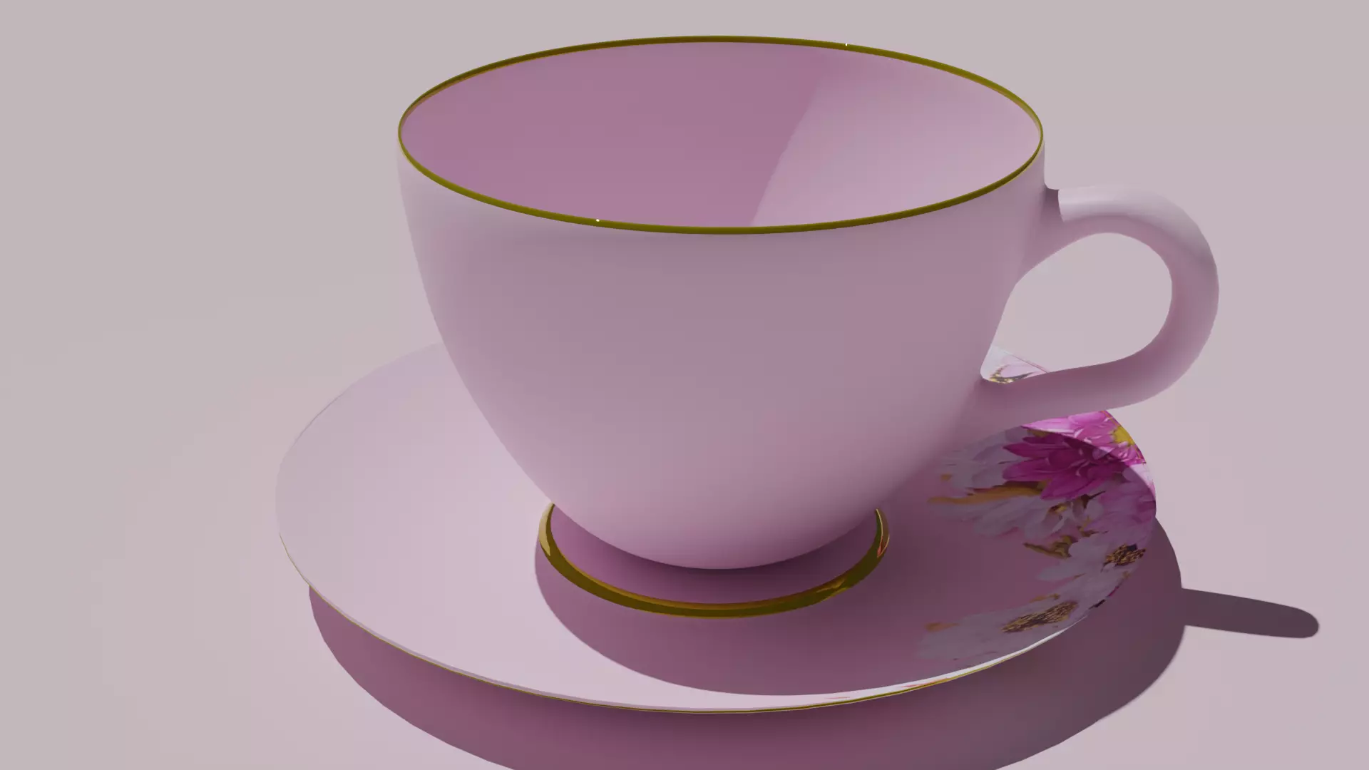 3D Model Cup and saucer 3D model_0