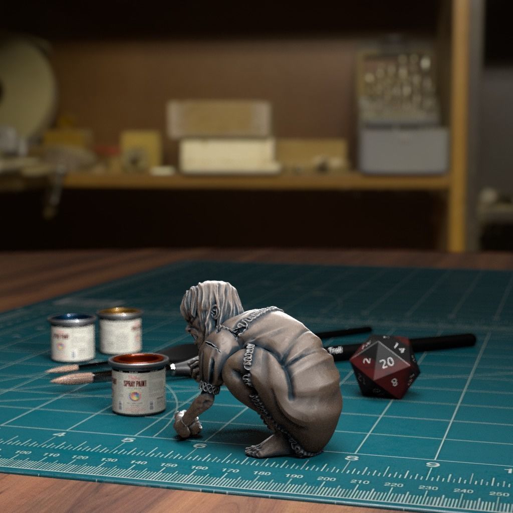 Vampire Spawn 04 - Pre-Supported 3D print model_1