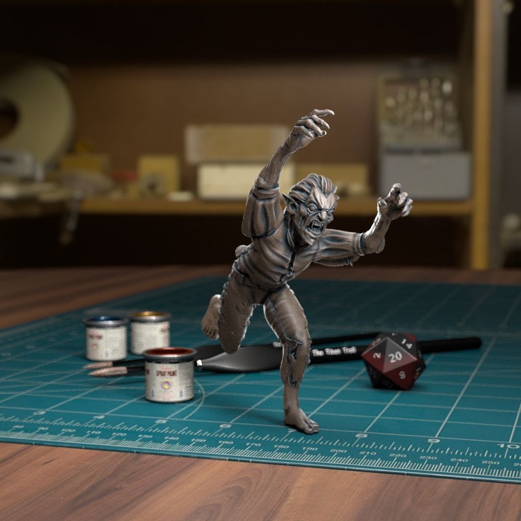 Vampire Spawn 05 - Pre-Supported 3D print model_1