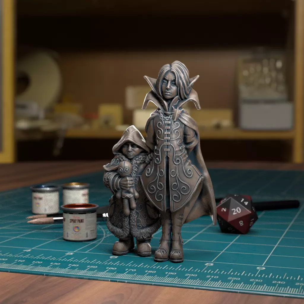 Rose and Thorn - Pre-Supported 3D print model_0