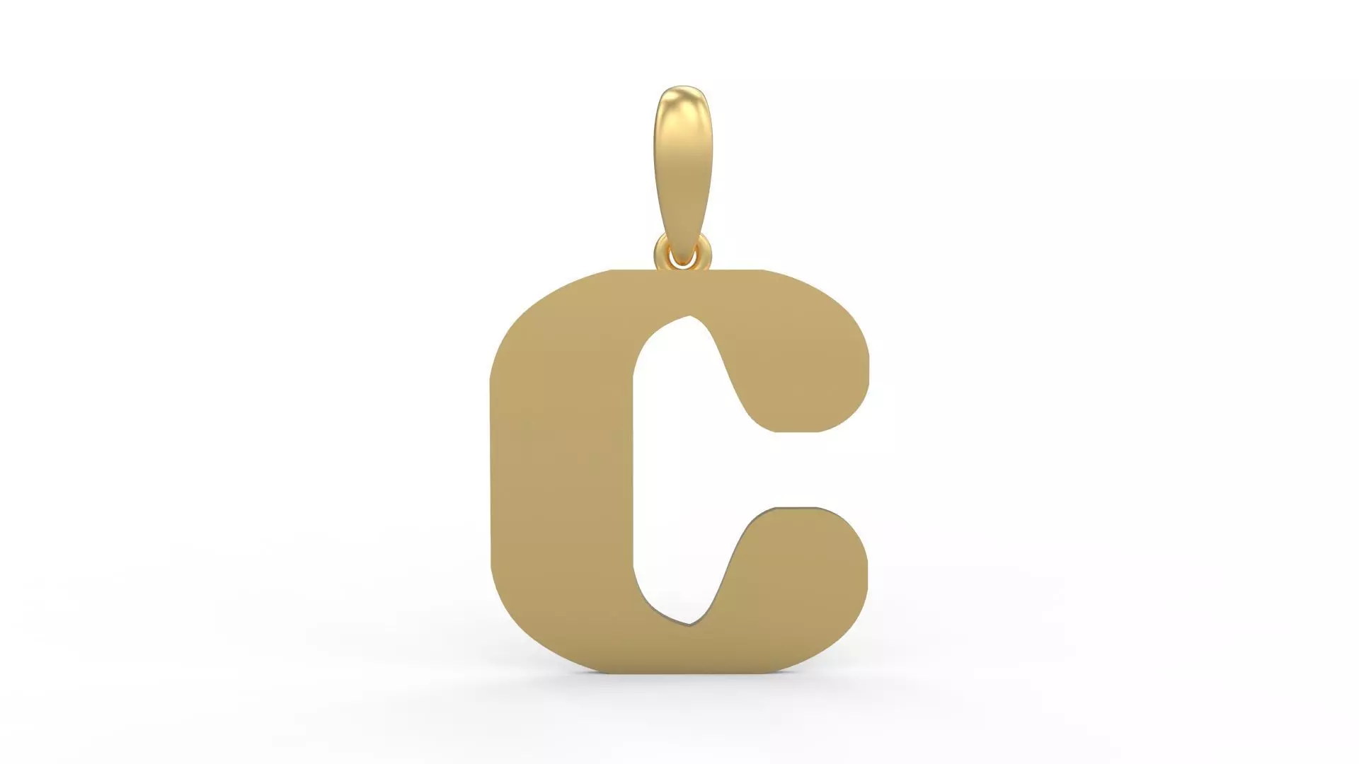 Initial Letters Pendant Sisyphus Light C 3D print model_0