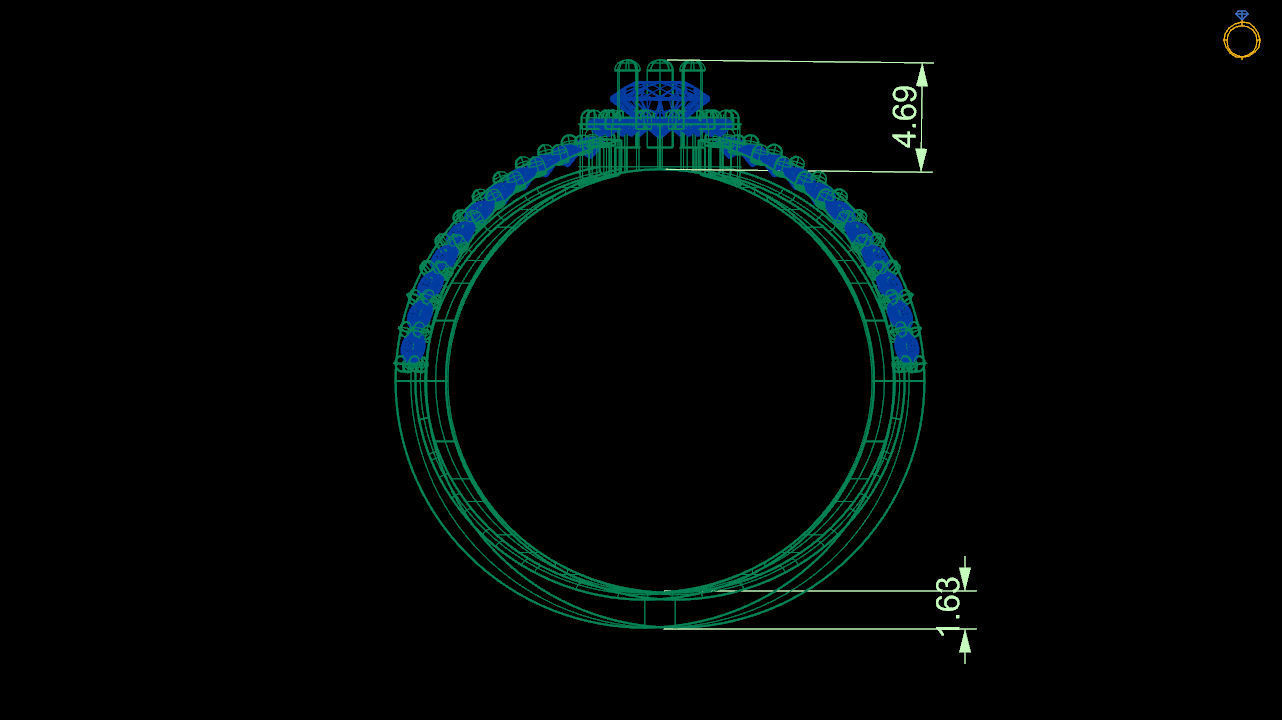 X Ring 3d file to print 3D print model_3