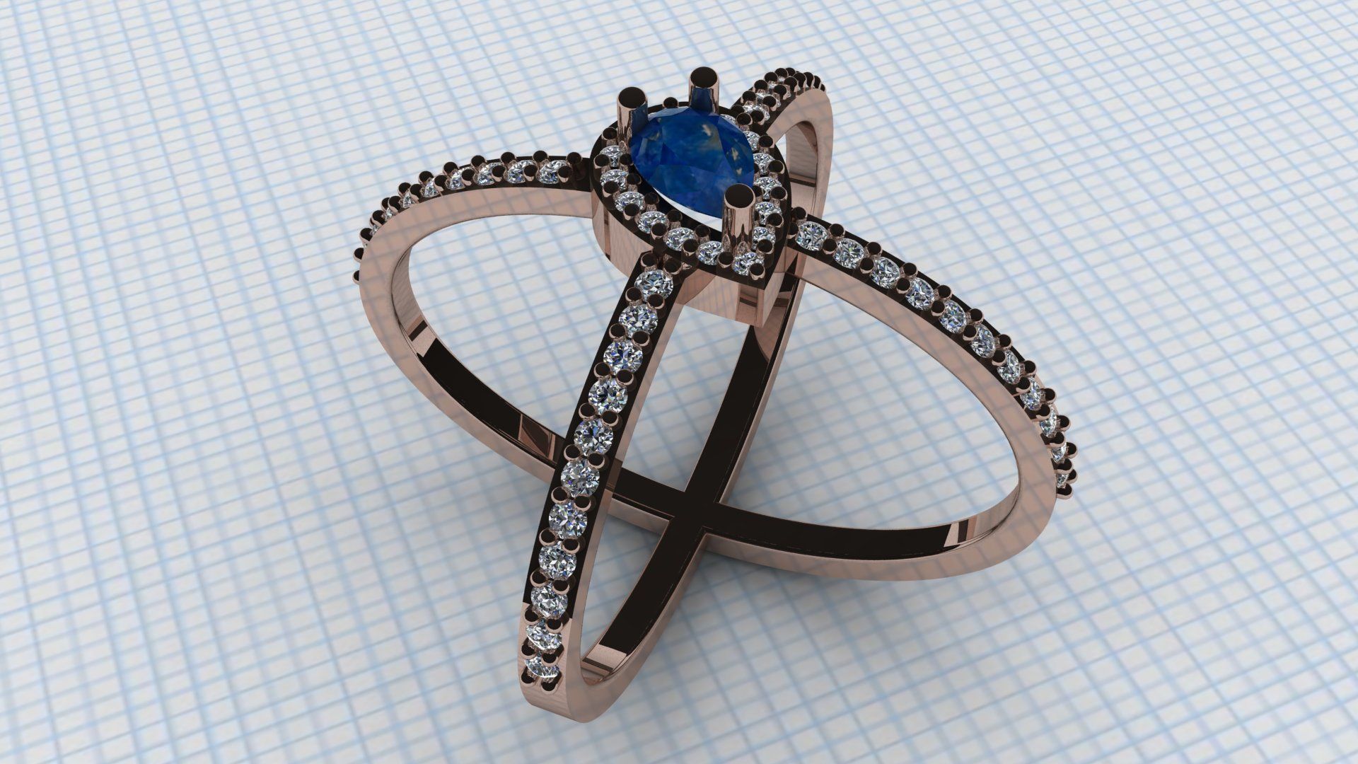 X Ring 3d file to print 3D print model_1