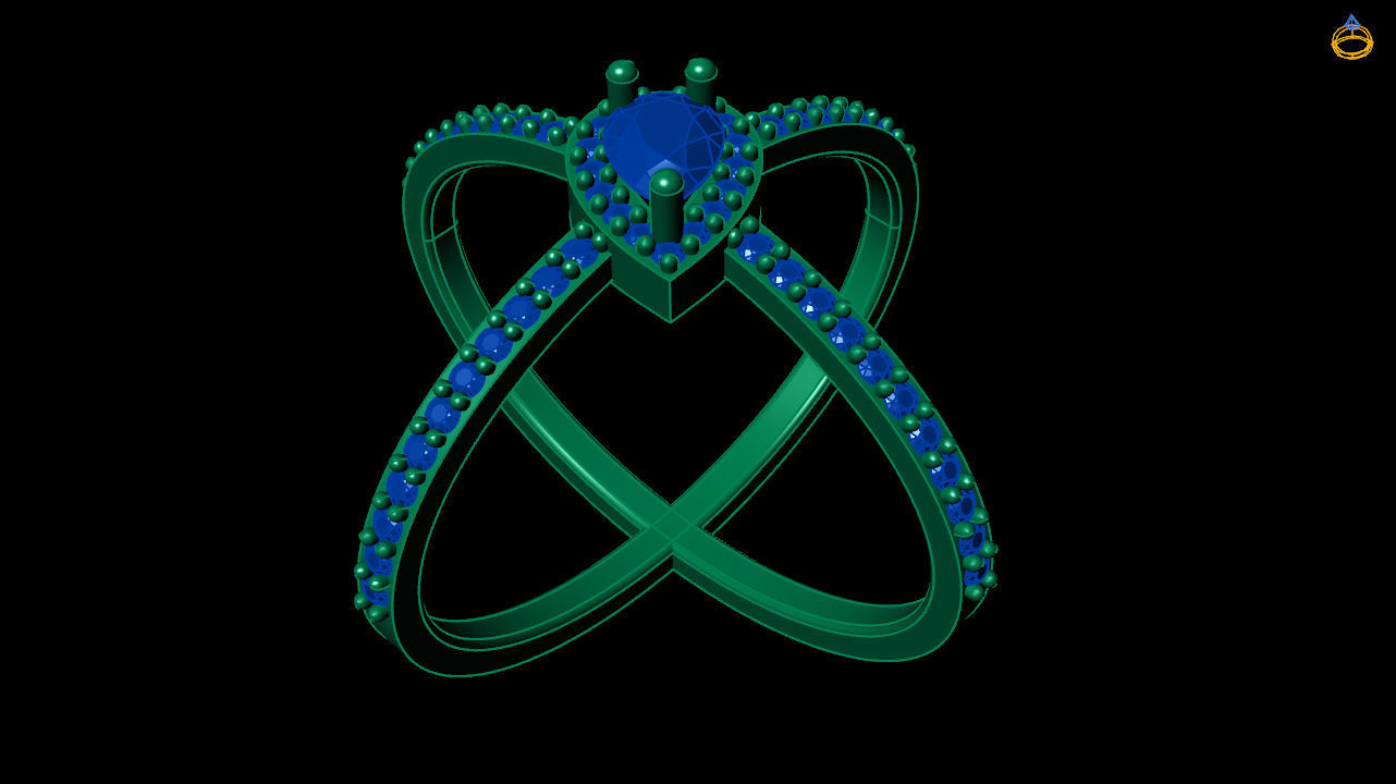 X Ring 3d file to print 3D print model_7