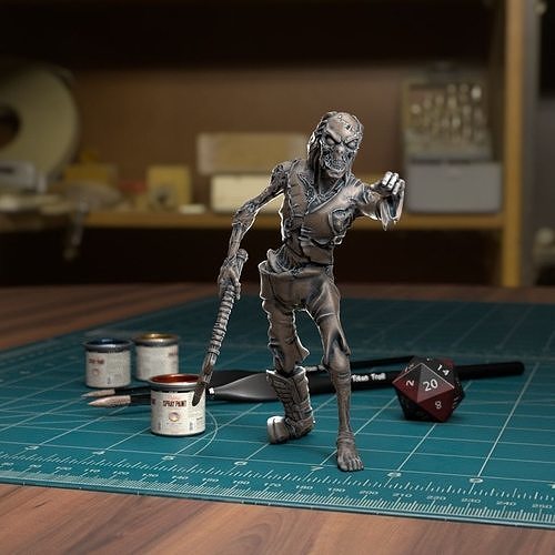 Zombie 001 - Pre-Supported 3D print model