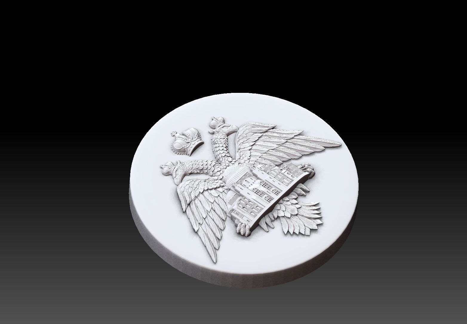 double head eagle Hagia Sophia 3D print model_4