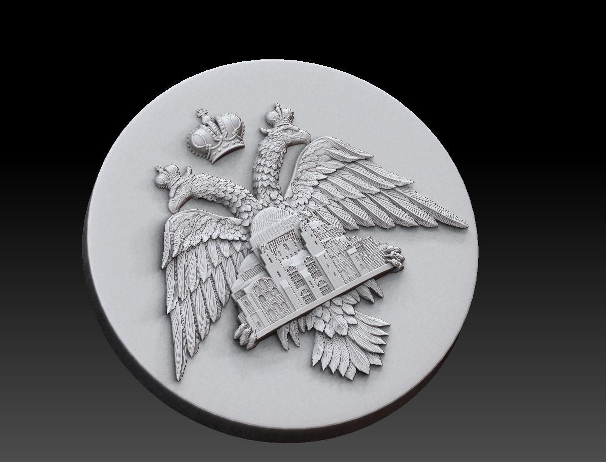 double head eagle Hagia Sophia 3D print model_2